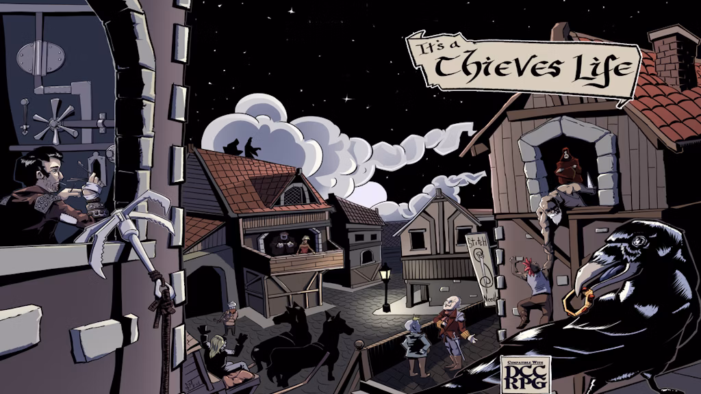New Sourcebook “It’s A Thieves Life” Elevates Thieves in Dungeon Crawl Classics