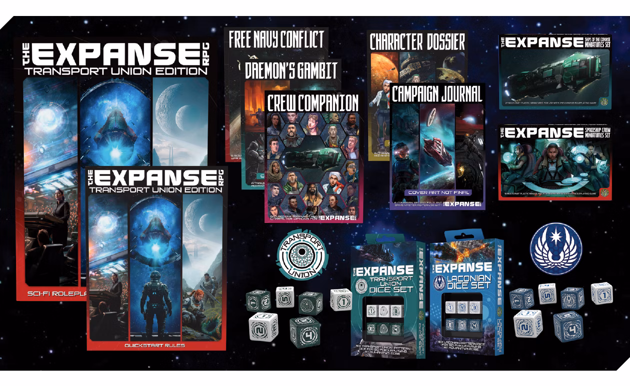 Green Ronin Launches Crowdfunding Campaign for New Edition of The Expanse RPG, Featuring Miniatures for the First Time