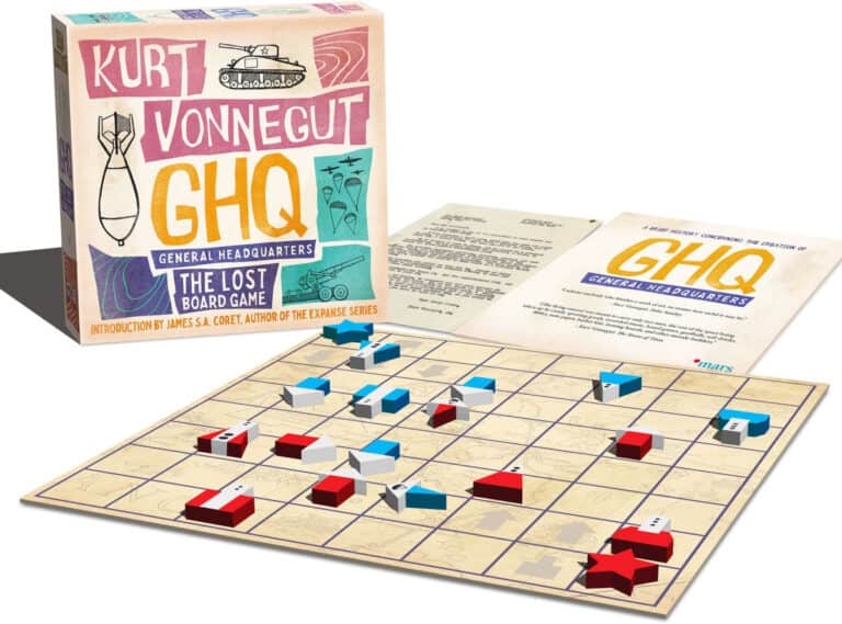 Kurt Vonnegut’s Lost Board Game GHQ Now Available
