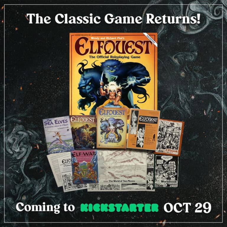 ElfQuest RPG 40th Anniversary Reissue Kickstarter Date Set for October 29th