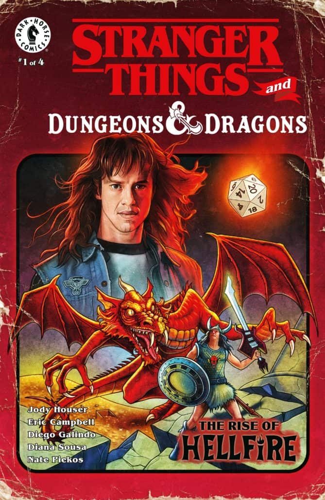 Dark Horse Announces Stranger Things and Dungeons & Dragons: The Rise of Hellfire Featuring Eddie Munson for 2025