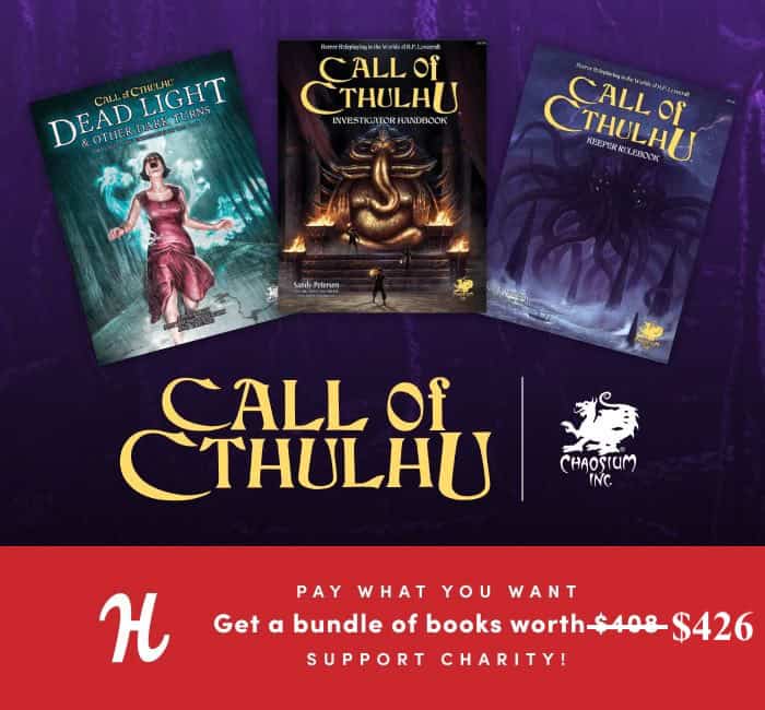 Chaosium’s Popular Call of Cthulhu Humble Bundle Returns with Encore Edition