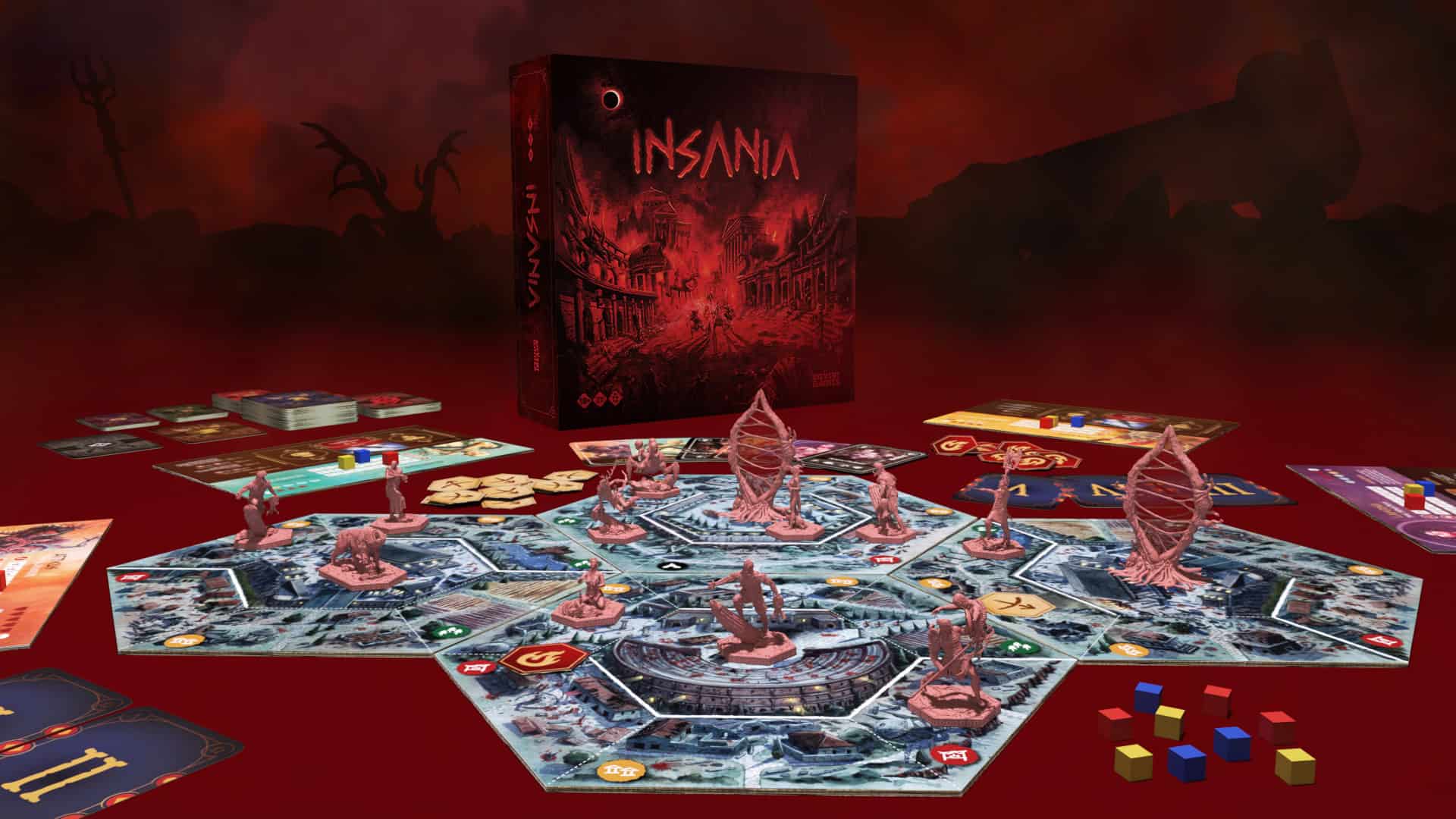 INSANIA Brings Horror to Ancient Rome in New Co-op Board Game