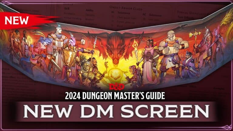 Dungeons & Dragons Reveals 2024 Edition Dungeon Master’s Screen for 50th Anniversary
