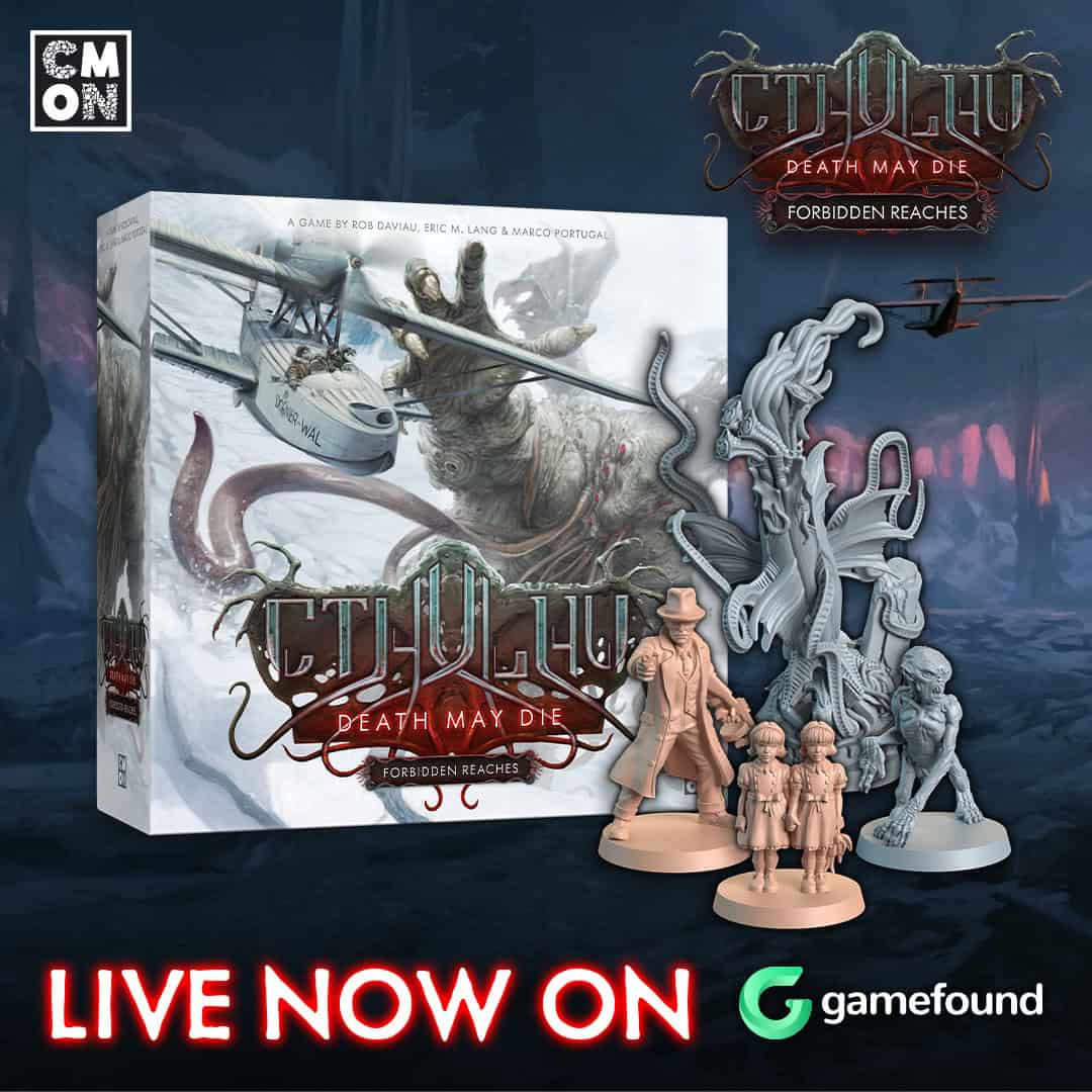 CMON Opens the Gates to Cthulhu: Death May Die – Forbidden Reaches